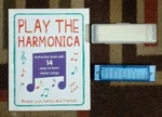 Parragon Blue Harmonica With Plastic Case + Starter Song Book. Fixed Price $14.20.
