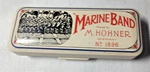 M. Hohner Marine Band Harmonica No. 1896 W/box - Key Of. Fixed Price $34.00.