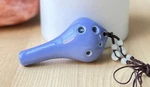 Focalink 6 Hole Soprano Blue Pendant Ceramic Ocarina - Dexterous & Great Gift!. Fixed Price $29.95.