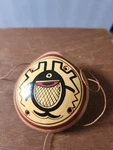 Handmade So. Amer. Clay Ocarina Musical Instrument Whistle. Colorful Fish Design. Fixed Price $12.50.