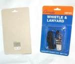 New Champion Sports Whistle & Lanyard Metal Silver Nylon BP-401 Nwt LLL3. Fixed Price $6.88.