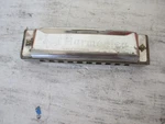 Chicago Blues Kay Harmonica - Chrome, 10 Hole, Key. Fixed Price $10.00.