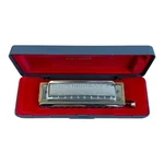 Hohner Chromonica 260/40 Harmonica Key 1/2 Oktaven W/case Germany. Fixed Price $89.00.