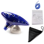 Sueiannmn Instrument 12 Hole Alto Ocarinas Ceramic With Neck Blue. Fixed Price $25.05.