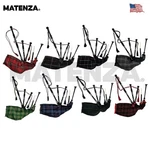Great Highland Bagpipes Rosewood Silver Mount Full Set 9 Tartan Options. Fixed Price $142.49.