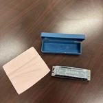 Johnson BK-520-C Blues King Harmonica, Key Of Single Harp With Case. Fixed Price $10.89.