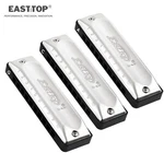 Easttop Set Of 3 10HOLE Blues Harp Diatonic Mouth Organ. Fixed Price $43.98.