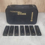 Hohner Piedmont Blues Harmonica 7-PIECE Set W/ Case Diatonic Keys Bb F. Fixed Price $39.99.
