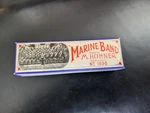 Vintage M. Hohner No. 1896 Marine Band Harmonica Made Germany (free Masons)ny. Fixed Price $300.00.
