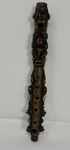 Artisan Handcrafted Clay Ocarina Flute Totem Tribal Face Stones Pipe. Fixed Price $34.99.