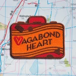 Vagabond Heart Iron Patch - Great Souvenir Gift For Travellers. Fixed Price $9.95.