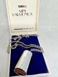 New Yamaha Mini Harmonica Necklace No. 114G Playable Pendant Japan Rare Nib. Fixed Price $39.99.