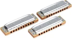 Hohner Blues Harp Pro Pack 3-PIECE Harmonica Set Keys Of G, &. Fixed Price $120.02.