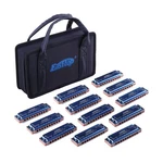 East Top Blues Diatonic Harmonica Set Of 12, 10 Holes 20 Tones 008K Har.... Fixed Price $306.10.