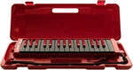 Hohner Keyboard Harmonica Melodica FIRE32 Red And Black. Fixed Price $105.00.
