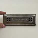 Vtg Hering Vencedora Tremolo Harmonica Ref 76/80 Wood Comb Stainless Brazil. Fixed Price $39.99.