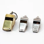Vintage Wilson Acme Thunderer Sportcraft Metal Whistle Set. Fixed Price $30.00.