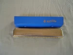 The "echo" Model 2509/48 "c" Tremelo Harmonica Made In Germany By M. Hohner. Fixed Price $107.65.