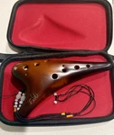 Forest Whisper 12-HOLE Ocarina Classic Strawfire Collectible Alto. Fixed Price $15.00.