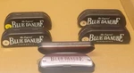 New: Lot Of 5 Blue Danube Harmonicas Keys A, & G Each With Case And Pamphlet. Fixed Price $30.00.