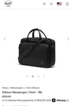 Herschel Supply Co. Gibson Tech Messenger Bag Pre-owned Great Condition. Fixed Price $59.00.