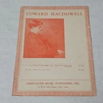 The Robin Sings Apple Tree Low Voice By Edward Macdowell 1922 Sheet Music. Fixed Price $6.98.
