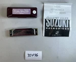 Suzuki Harmonica 1072-C Folk Master Holes Diatonic Key 20 Beginner 30F46. Fixed Price $49.99.