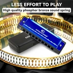 Conjurer 10 Hole Diatonic Harmonica Key Blues For Adult Kid Beginner. Fixed Price $7.81.