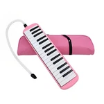 Melodica 32 Key Pianica Portable With Carrying Bag Short And Long Mouthpieces.... Fixed Price $28.86.