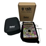 Sela Mahogany Art Series 17 Key Kalimba Little Monster With Bag & Tuning Hammer. Fixed Price $71.99.