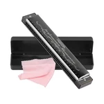 Harmonica Professional Harp Key 24 Hole Polyphony Diatonic Mout.... Fixed Price $27.48.