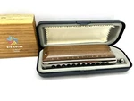 Suzuki G-48W Chromatic Harmonica Gregoire Maret Signature Wooden Cover W/ Case. Fixed Price $299.99.