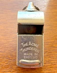 Acme Thunderer Whistle Made In England Metal Pea Police Referee. Fixed Price $21.72.