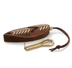 Jaw By Muaro P.potkin Dark Wooden Case (mouth Harp). Fixed Price $22.00.