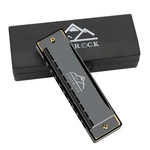Eastrock Blues Harmonica Mouth Organ 10 Hole 4.7 X 1.81 1.1 Inches, Black. Fixed Price $29.24.