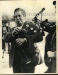 1968 Press Photo Peter Ustinov Plays The Bagpipes England - LRX76725. Fixed Price $33.99.