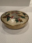 Solid Brass Penco Industries Christmas Decor Trinket Box Made India. Fixed Price $18.00.