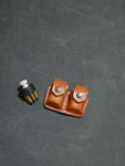 KM005-SW Leather Double Speed Loader Pouch With Belt Clip Smith&wesson Handmade!. Fixed Price $47.99.