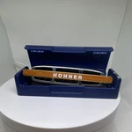 Hohner Blues Harp Ms Diatonic Harmonica Key Of Wood Metal Chrome W/ Case. Fixed Price $70.00.