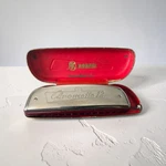 Hohner Chrometta 12 Chromatic Harmonica Key Germany W/ Case Tested. Fixed Price $49.99.