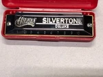 Harmonica Huang Silvertone Harp Key Of (new) Never Used With Case Hohner. Fixed Price $12.00.