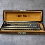 Hohner 64 Chromonica Harmonica Nr. 280 Silver Tone Octave Professional Model. Fixed Price $79.99.