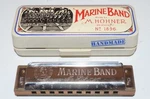 Vintage Hohner Marine Band Harmonica - Made Germany. Fixed Price $19.99.