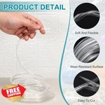 Uxcell 4MM Id 6MM Clear Pvc Tubing, 15FT Flexible Vinyl Hose. Fixed Price $20.00.