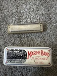 Vintage Harmonica Hohner Marine Band 1896 Key Pre War Excellence Harp. Fixed Price $49.99.