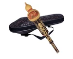 Chinese Handmade Hulusi Bamboo Gourd Cucurbit Flute Ethnic Musical Instrument. Fixed Price $20.00.
