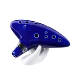 Ohuhu Legend Of Zelda Ocarina 12 Hole Alto With Songbook Display Stand. Fixed Price $15.00.