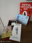 Vintage Bagpipes Of Caledonia Beginners Piping Chanter Kit, John Maclellan Nos. Fixed Price $50.00.