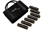Fender Blues Deville Harmonicas, Set Of 7, Keys A, Bb, C, D, E, F, G. Fixed Price $182.99.