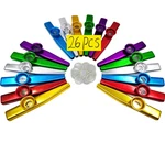 Fartime 26PCS Metal Kazoos 20PCS Flute Diaphragmsmusical Instrumentsgood. Fixed Price $41.55.